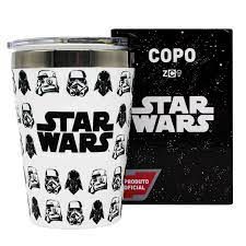 Copo Viagem Snap 300ml Stormtroopers Vader - Zona