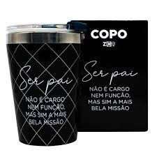 Copo Viagem Snap 300ml Pai Bela Missao - Zona