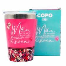 Copo Viagem Snap 300ml Mae Minha Historia - Zona