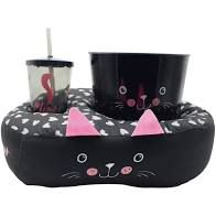 Kit Almofada Pipoca Fibra C/aplique Meow Pom- Zona