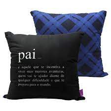 Almofada 40x40cm Fibra Pai Bela Missao - Zona