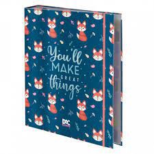 Caderno Fichario Argolado Trendy Raposa - Dac