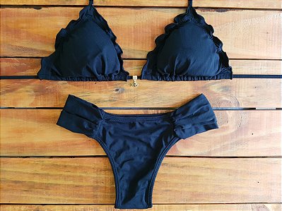 Biquíni Borboleta Preto