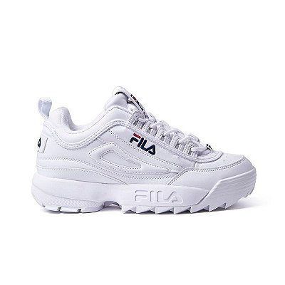 tenis todo branco fila