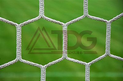 Rede De Futebol De Salão Mexico Colmeia Fio 2,5 mm Sem Nó - Master Rede