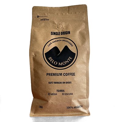 Café Premium em grãos 1kg