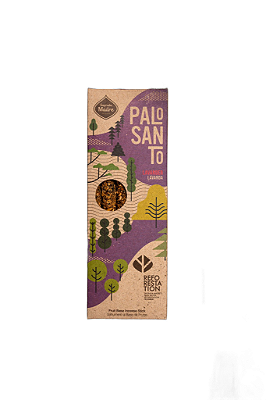Incenso Natural Palo Santo x4 Lavanda Sagrada Madre