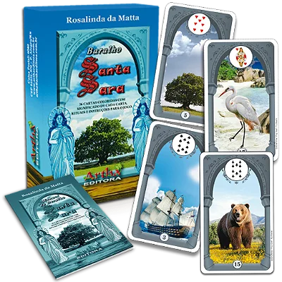 Baralho Santa Sara com 36 cartas