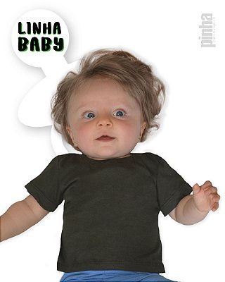 Camiseta Vegana Sustentável básica Verde - Linha baby