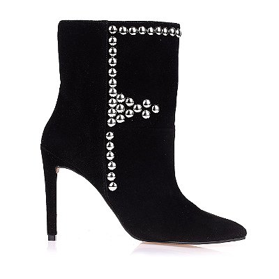 Sapatilha Couro Tecido Bico Fino Uza B14K429N0014 - Sapattu Mania