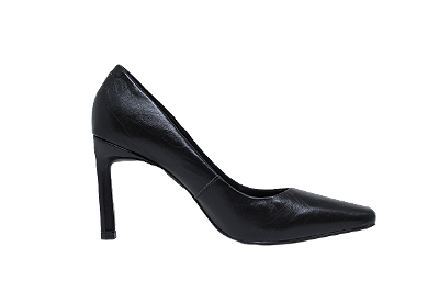 Seu Sapato - Scarpin Couro Nuvola Preto