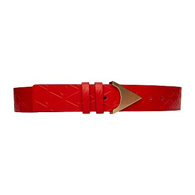 Carrano - Cinto Aria Grosso Couro Vermelho