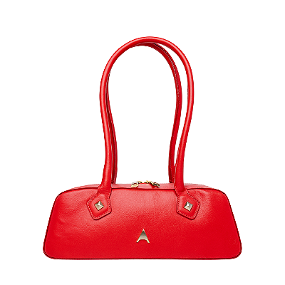 Carrano - Bolsa Baguete Marie Couro Vermelho Carrano Cor:Vermelho