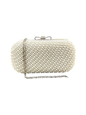 Seu Sapato -  Bolsa Festa Pérola White Silver