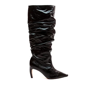 Cecconello - Bota Couro Preto Cano Longo