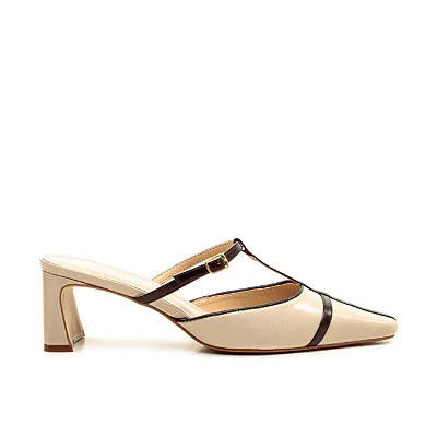Cecconello - Mule Off White Salto reto