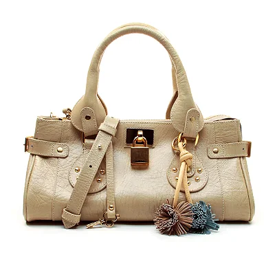 Cecconello - Bolsa couro bege cecconello c2632-1