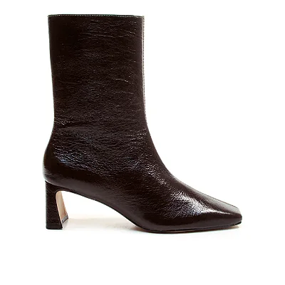 Cecconello - Bota Couro Marrom Cano Curto