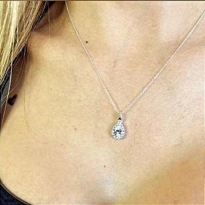 COLAR GOTA ESPECAL PRATA 925