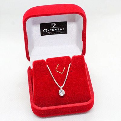 COLAR PONTO DE LUZ PRATA 925