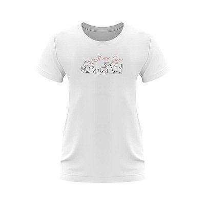 T-shirt Feminina Latidos & Miados - Oh my cat