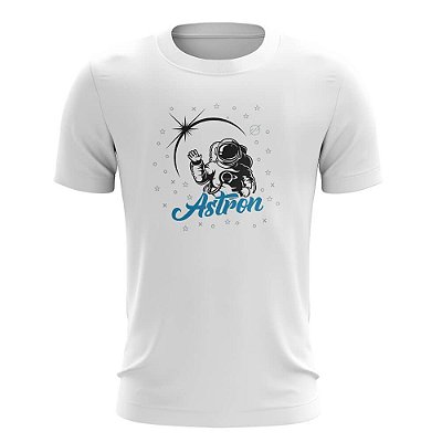 Camiseta Astronomia Astron - Astronauta Brilho