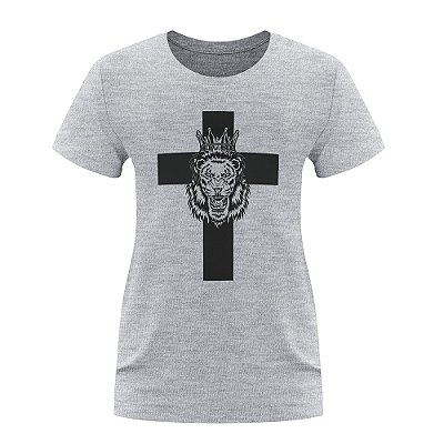 T-shirt Feminina Gospel Barak - Leão de Judá