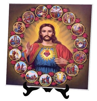 Azulejo Personalizado Sagrado Coração de Jesus