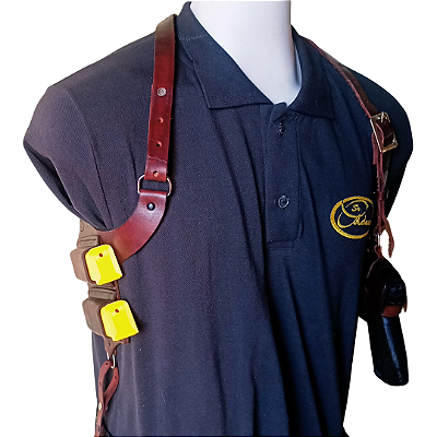 * Axilar com porta carregador Duplo ( pistolas Full e Compacta)