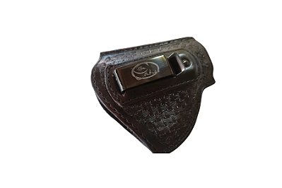 Coldre Revolver 38 / 357, "2" polegadas, 5,6 e 7 tiros (Estampado)