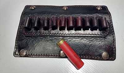 Porta Munição Removível, calibres 38/357, 36, 28 ou 12  ( 10 munições )
