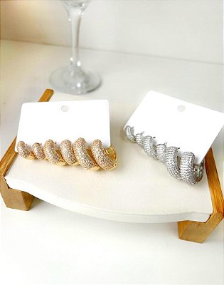 Kit Brinco Argola Max Zirconia