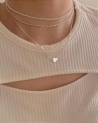 Kit 3 Colares  Delicada