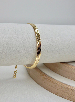 Pulseira Fita Laminada