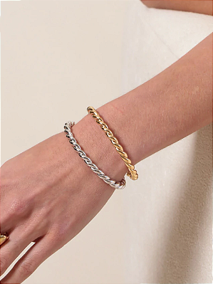 Bracelete Cordão Torcido