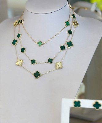 Mix Trevo Turmalina Verde