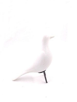 Pássaro Decorativo Branco Nataluz 