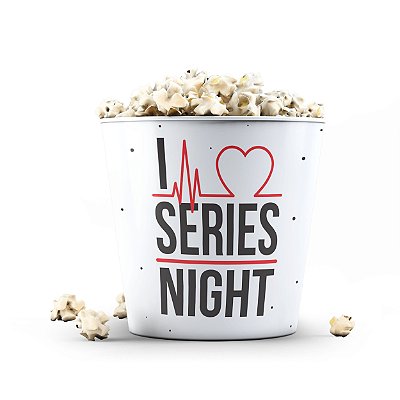 Balde de Pipoca 3,5 litros - I LOVE SERIES NIGHT