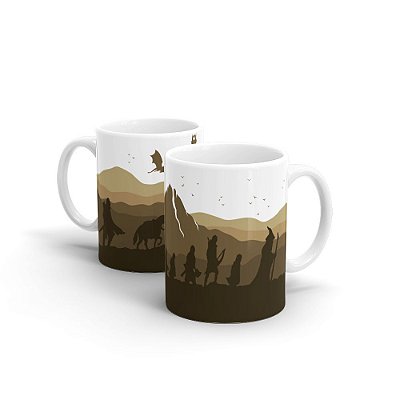 Caneca Cerâmica Branca - A JORNADA