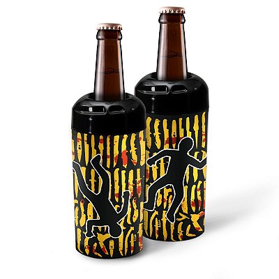 Porta Garrafa Térmico 600ml - Cena do Crime PRETO