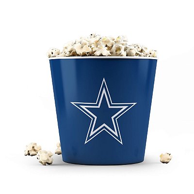 Balde de Pipoca Licenciado NFL - Dallas Cowboys
