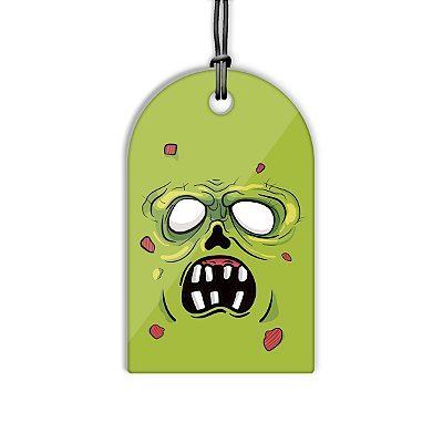 Tag para Mala, Mochila ou Lancheira - CABEÇA DE ZUMBI