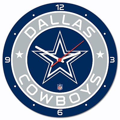 Relógio de Parede Licenciado NFL - Dallas Cowboys