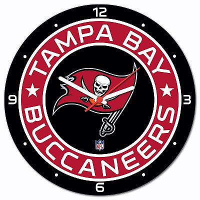 Relógio de Parede Licenciado NFL - Tampa Bay Buccaneers