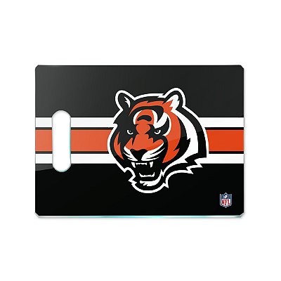 Tábua de Carne de Vidro Licenciada NFL - Cincinnati Bengals