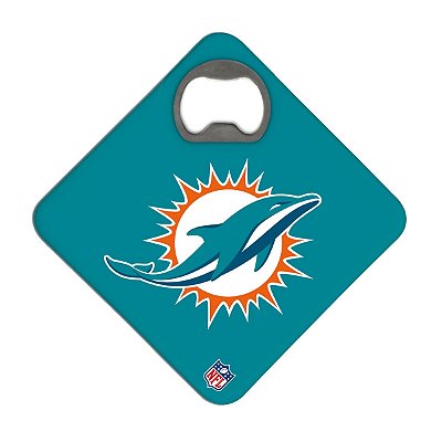 Porta Copos c/ Abridor Licenciado NFL - Miami Dolphins