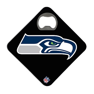 Porta Copos c/ Abridor Licenciado NFL - Seattle Seahawks (Preto)