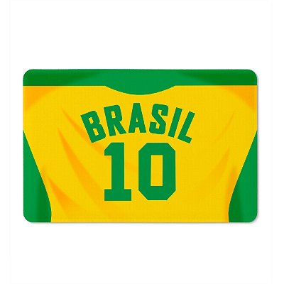 Tapete de Tecido Multiuso 60x40cm - Camisa do Brasil