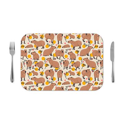 Jogo Americano 30x40cm - Capivara Marrom