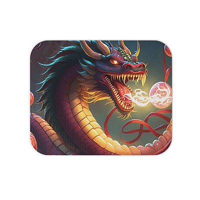 Mouse Pad em Tecido - Dragons - Dragão Chinês